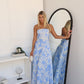 JULIET FLORAL MAXI DRESS - BLUE