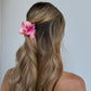 ALINA FLOWER HAIR CLAW - PINK