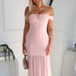 MARIBEL LACE MAXI - BABY PINK