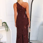 MATILDA MAXI DRESS - CHOCOLATE