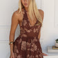 MARLEE MAXI DRESS - CHOCOLATE FLORAL
