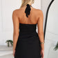 LEAH HALTER MINI - BLACK