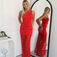 ZARIA MAXI DRESS - RED