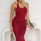 KLARA MAXI DRESS - WINE