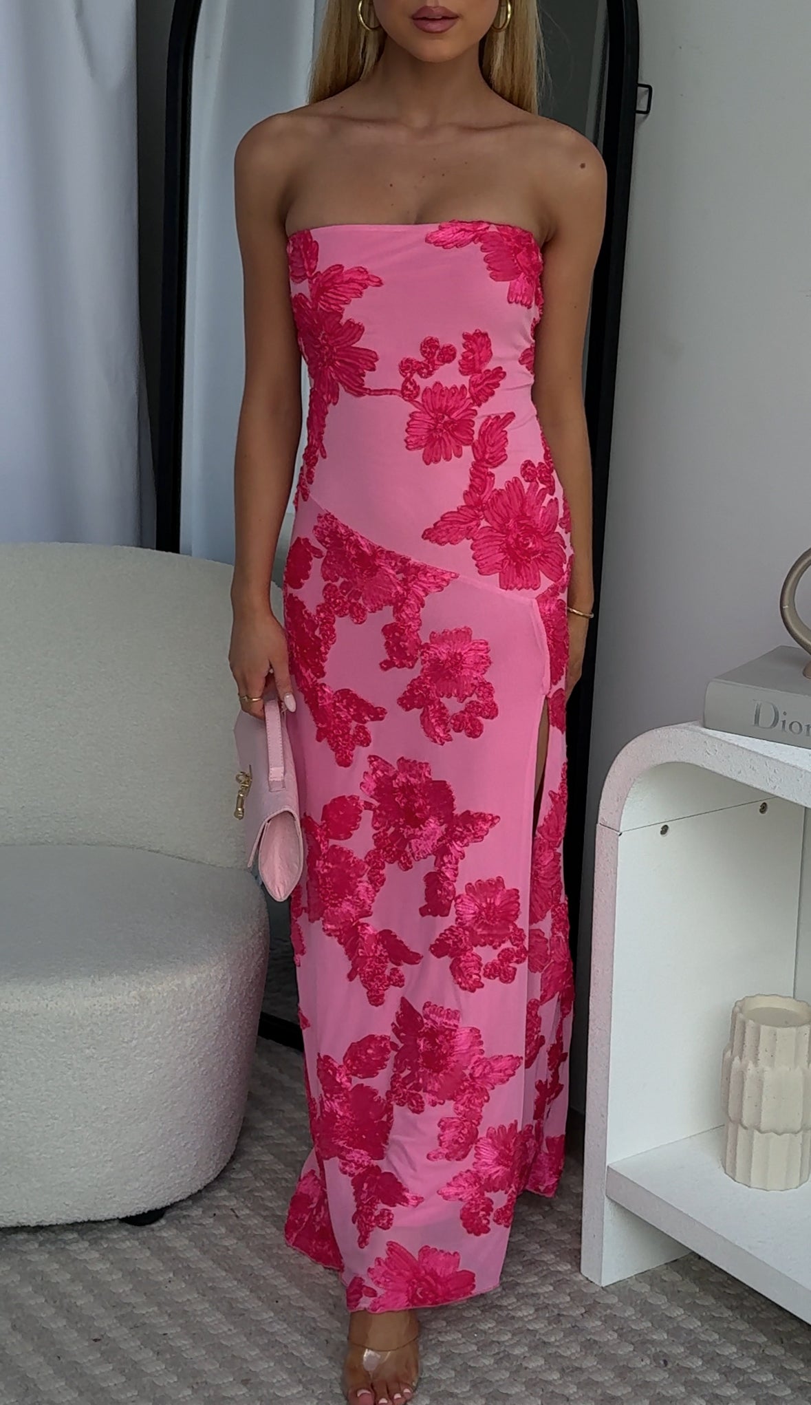 KASSAM MAXI DRESS - PINK