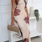 AMARA MAXI DRESS - CHOCOLATE FLORAL