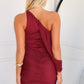 SIENNA MINI DRESS - WINE
