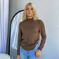 MANNON KNIT - CHOCOLATE