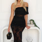 LILLIA MAXI DRESS - BLACK