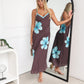 PALOMA MAXI DRESS - CHOCOLATE FLORAL