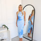 GABRIELLA FLORAL MAXI DRESS - BLUE FLORAL