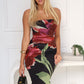 AMARA MAXI DRESS - BLACK FLORAL