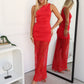 ZARIA MAXI DRESS - RED