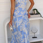 JULIET FLORAL MAXI DRESS - BLUE