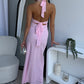 ROMANA MAXI DRESS - BABY PINK