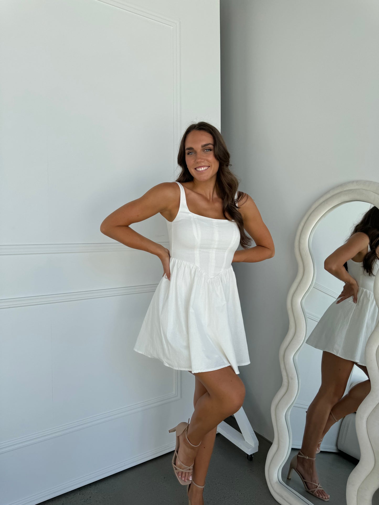 SENYA DRESS - WHITE