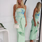 AMARA MAXI DRESS - GREEN FLORAL