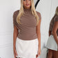 HOLLY TOP - MOCHA