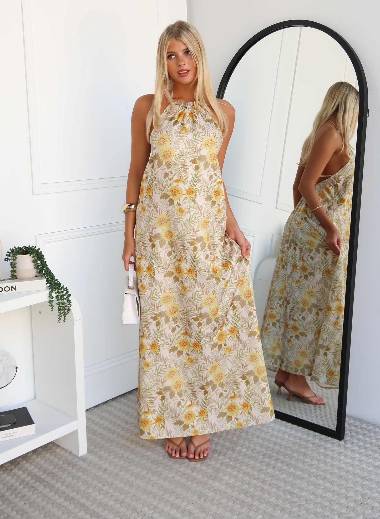 TEEGAN MAXI DRESS - YELLOW