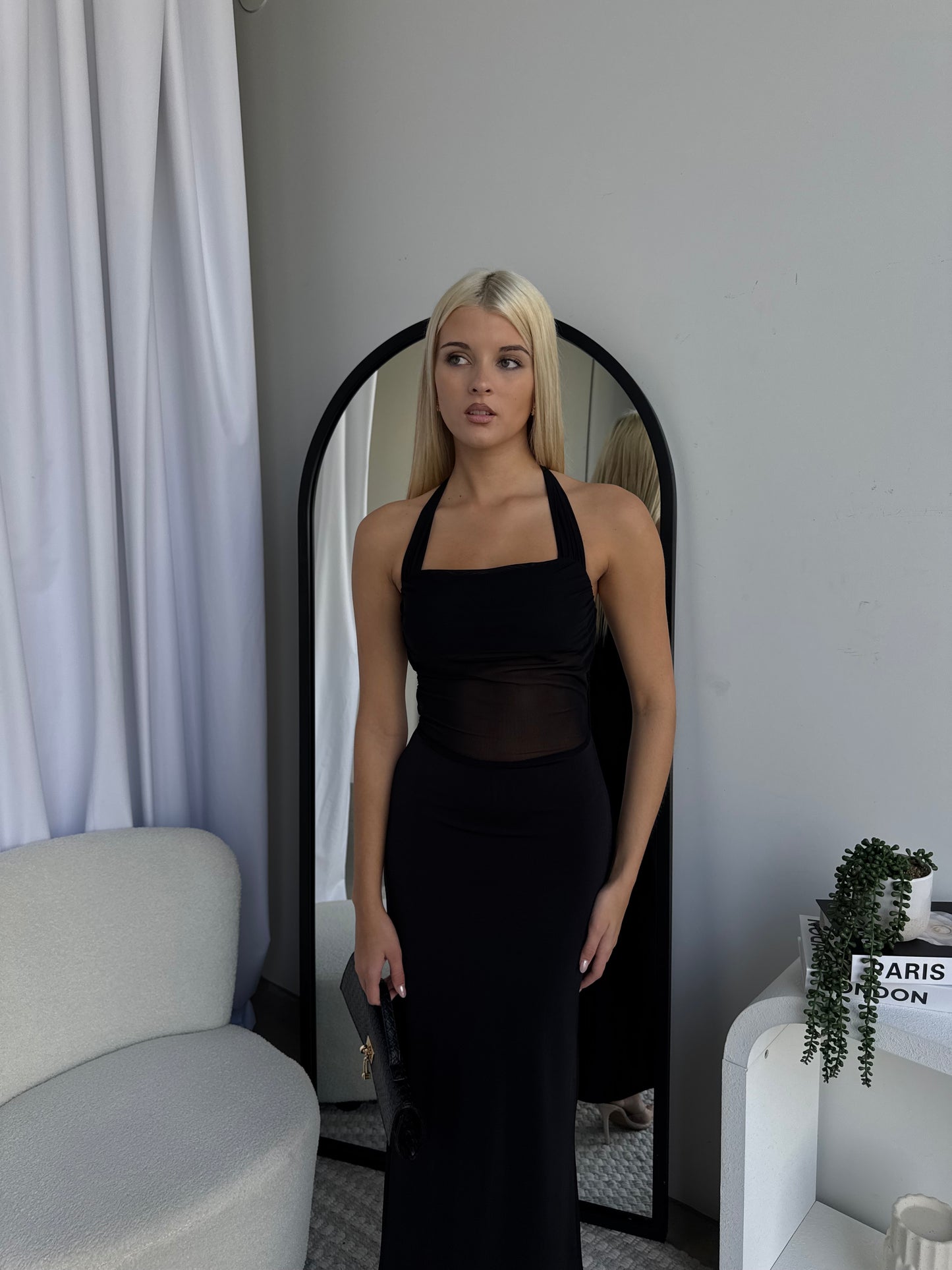 NADIA MAXI DRESS - BLACK