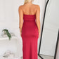 PEARL MAXI DRESS - WINE