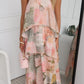 DAISY MAXI DRESS - PINK FLORAL