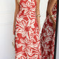 JULIET FLORAL MAXI DRESS - RED