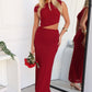 COCO OFF SHOULDER MAXI DRESS - WINE