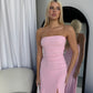 ASTON STRAPLESS MAXI DRESS - BABY PINK