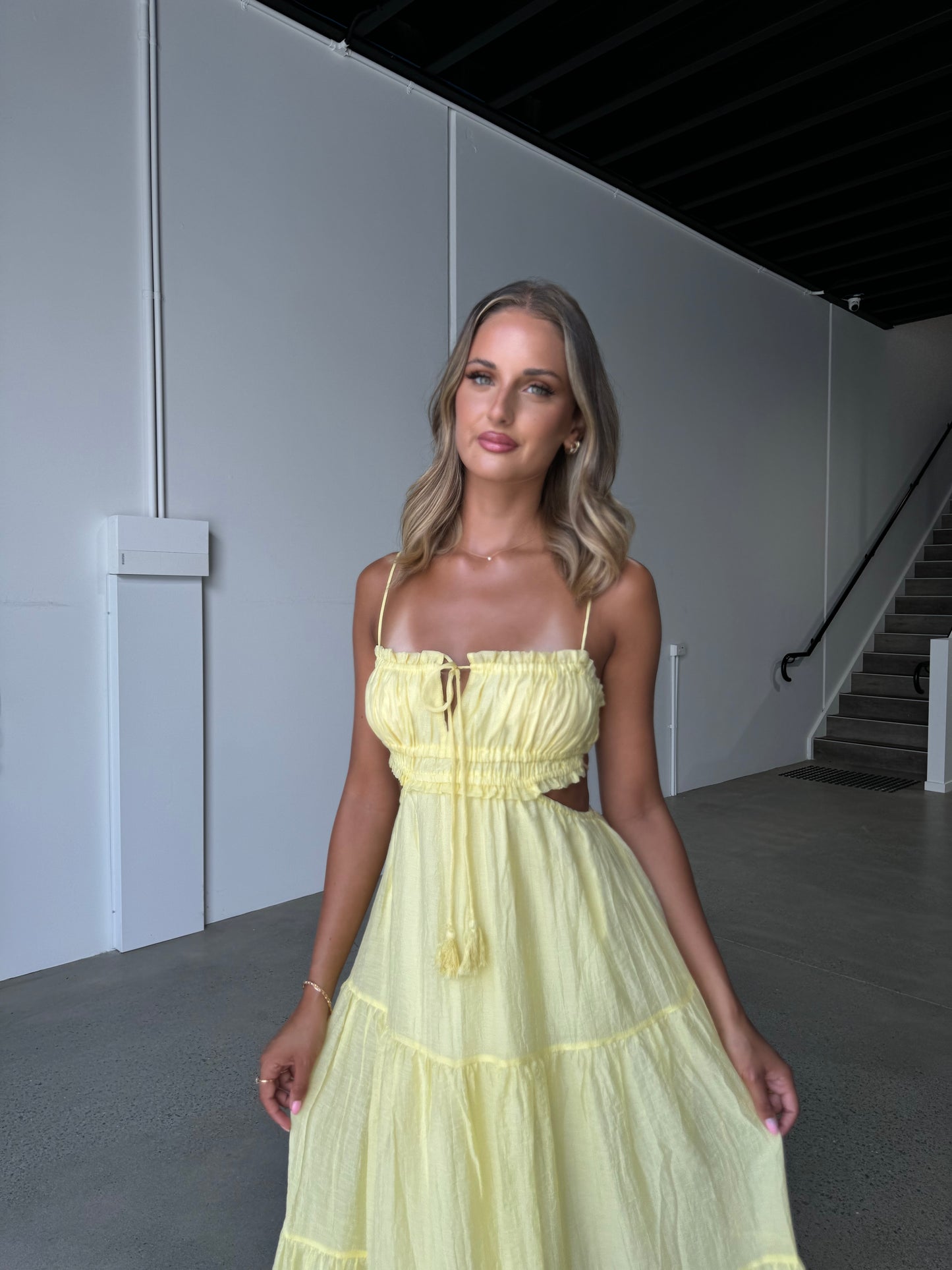 MAYA DRESS - YELLOW