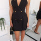 SCARLETT MINI DRESS - BLACK