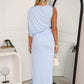 NOIR MAXI DRESS - BABY BLUE