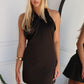 AYLA MINI DRESS - BLACK