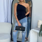 CALILE RIP JEANS - BLUE DENIM