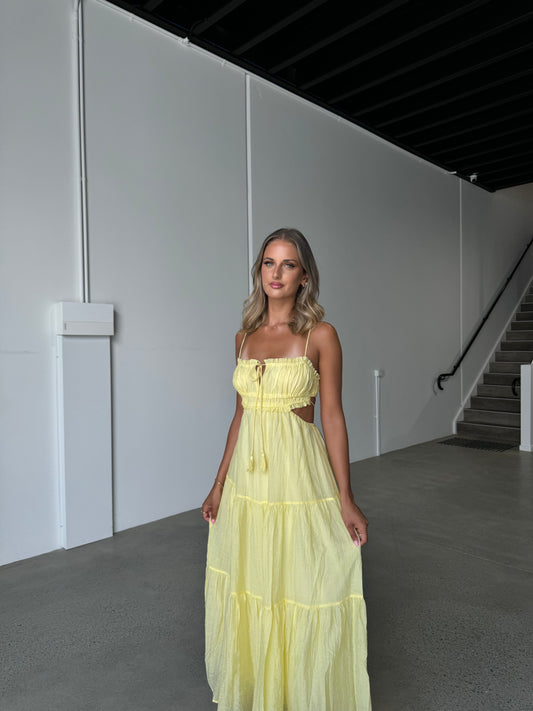 MAYA DRESS - YELLOW