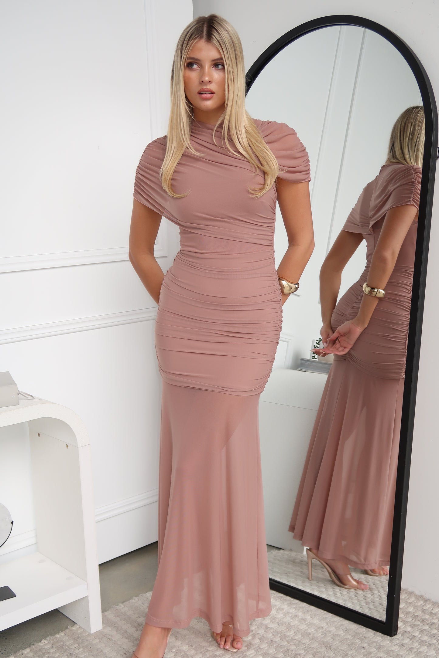 MONA MAXI DRESS - MOCHA