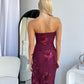KASSAM MAXI DRESS - WINE
