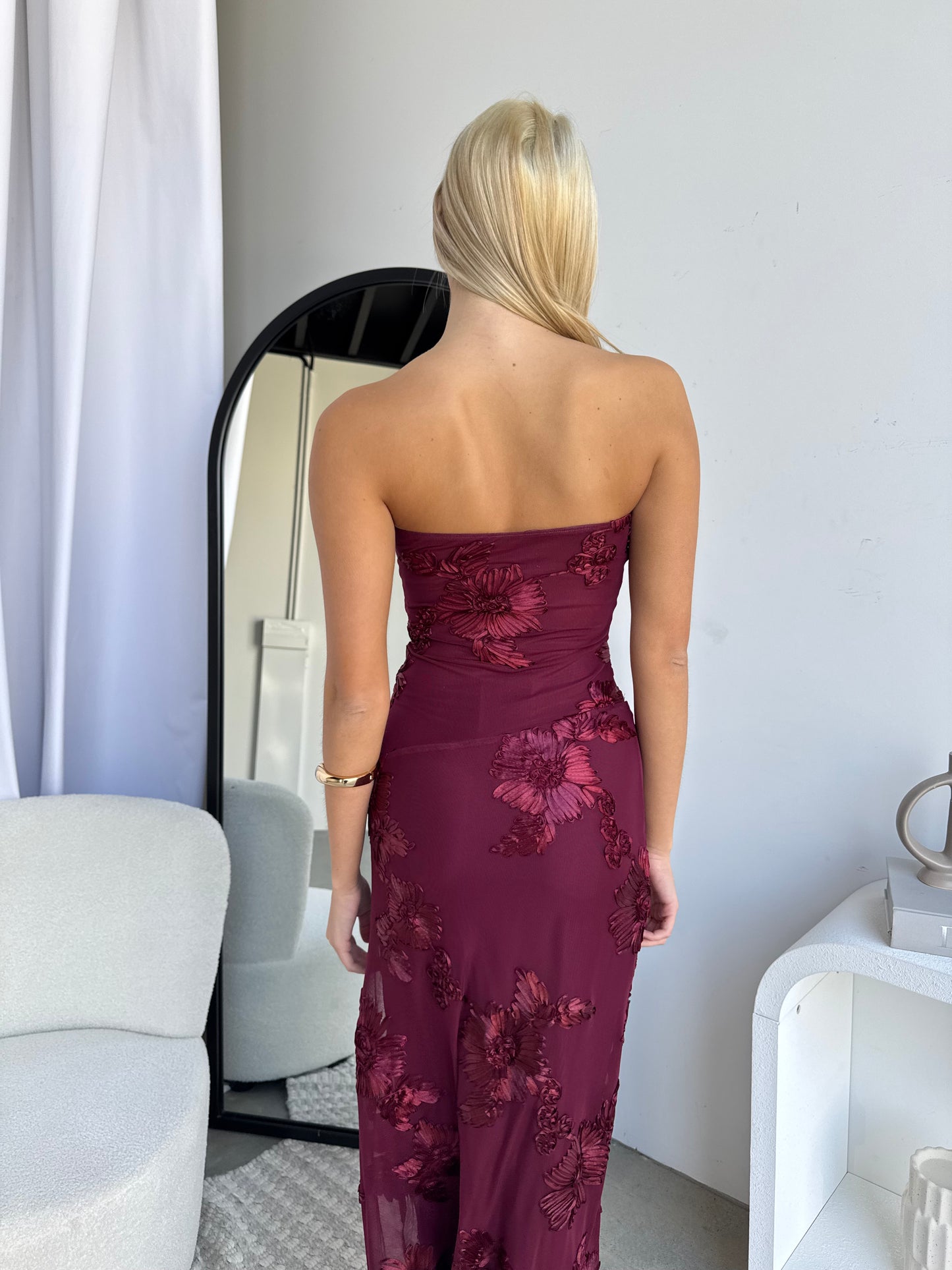 KASSAM MAXI DRESS - WINE