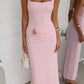 SLOANE DRESS - BABY PINK