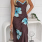 PALOMA MAXI DRESS - CHOCOLATE FLORAL