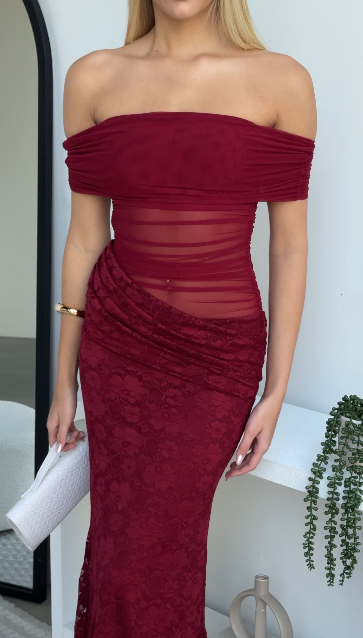 SIERRA MAXI DRESS - WINE
