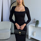 THOMAS MIDI DRESS - BLACK