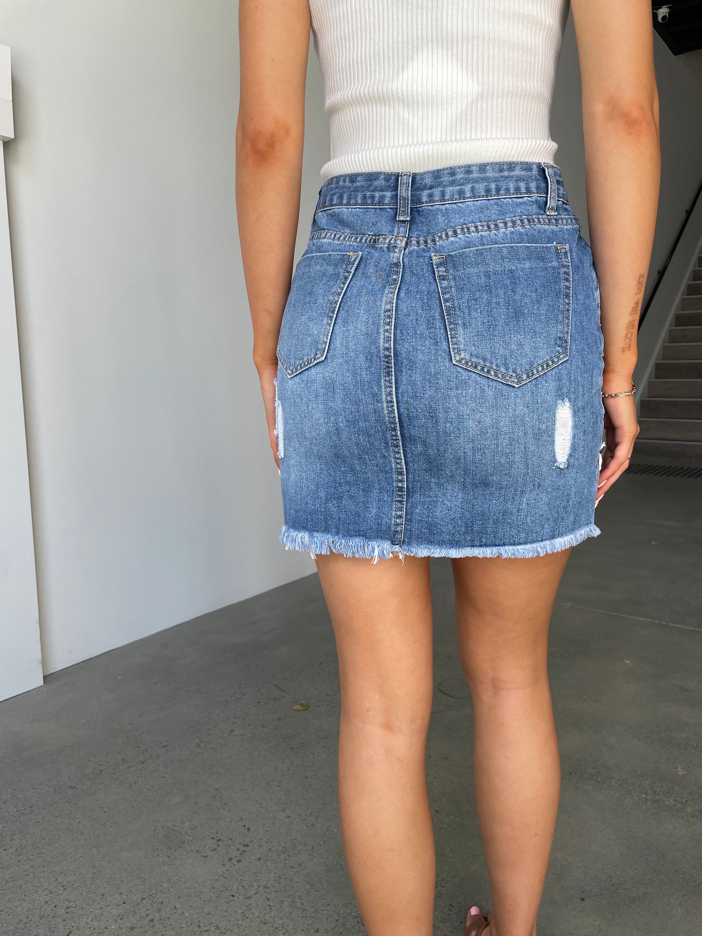 LOUIS DENIM SKIRT