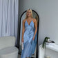 AVANT SATIN MAXI DRESS - BABY BLUE