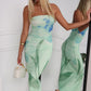 AMARA MAXI DRESS - GREEN FLORAL