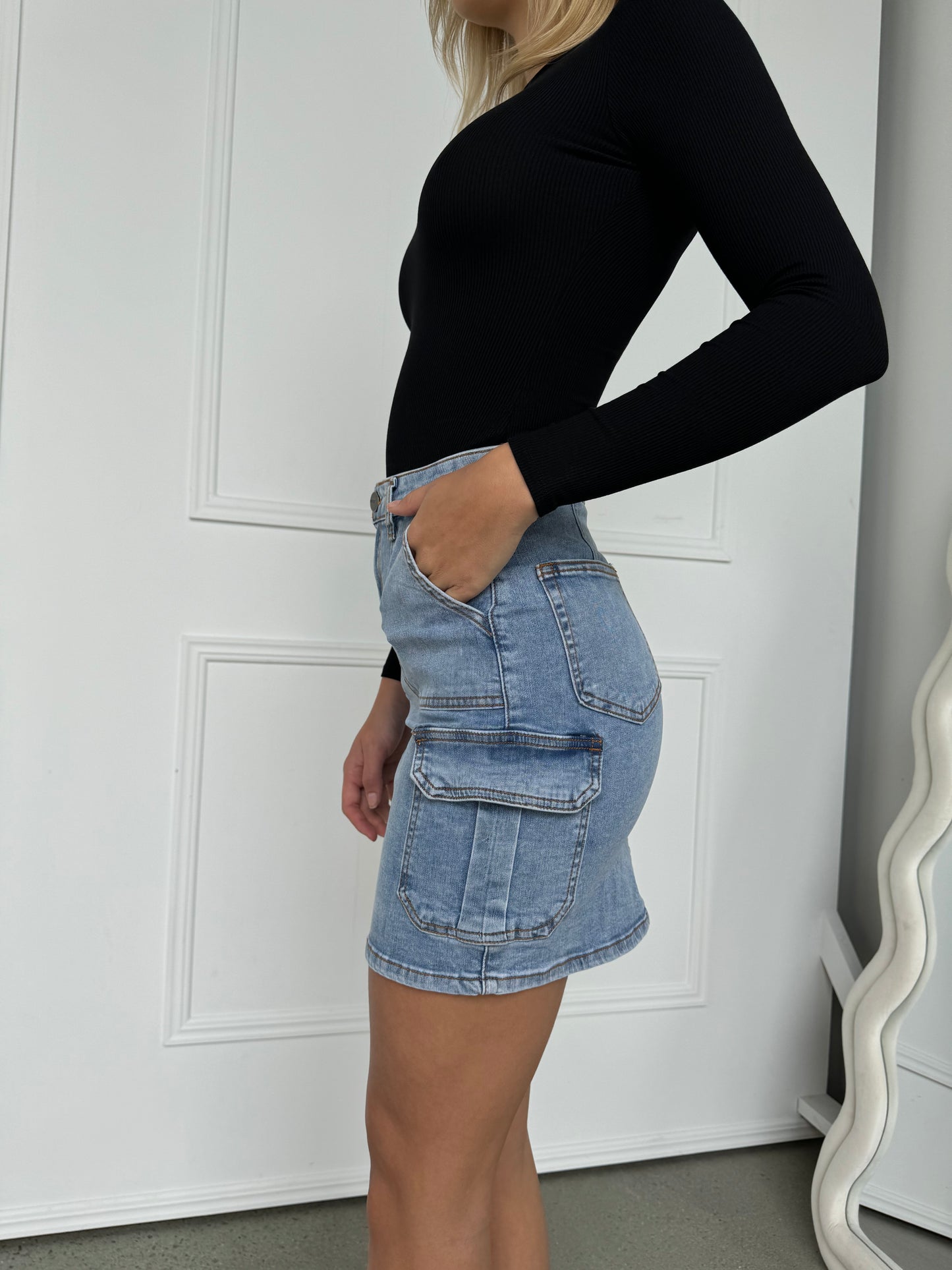 ASTRID DENIM SKIRT