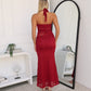 DEMPE MAXI DRESS - WINE
