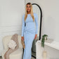 ELORA MAXI DRESS - BABY BLUE
