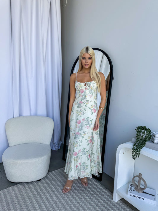 ARIA MAXI DRESS - FLORAL PRINT