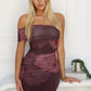 ROSALINE MAXI DRESS - CHOCOLATE FLORAL